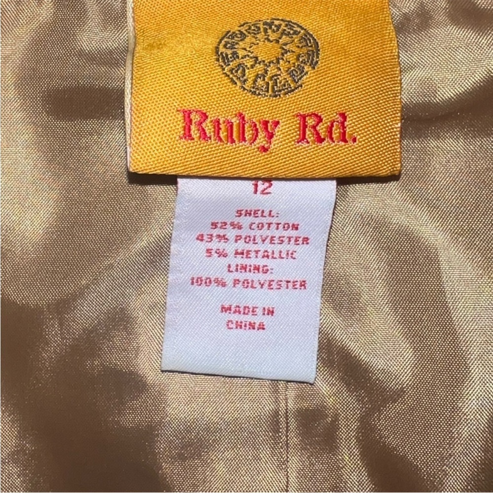 Ruby Rd- Gold Jacket - Picture 7 of 8